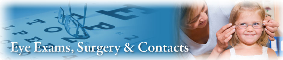 Eye Exams, Surgery & Contacts